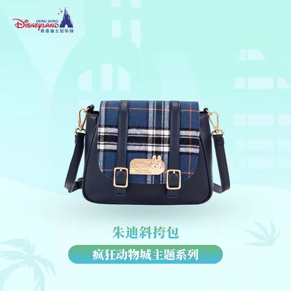 HKDL｜Zootopia Judy Plaid Crossbody Bag