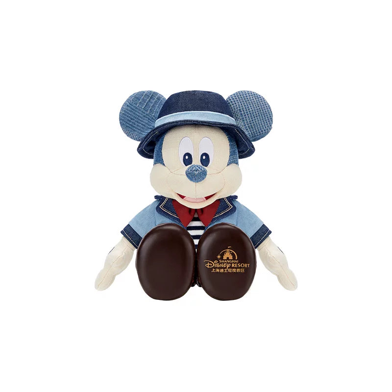 Shanghai Disney Resort｜ Mickey and Friends Denim City Walk Collection Plush Toy