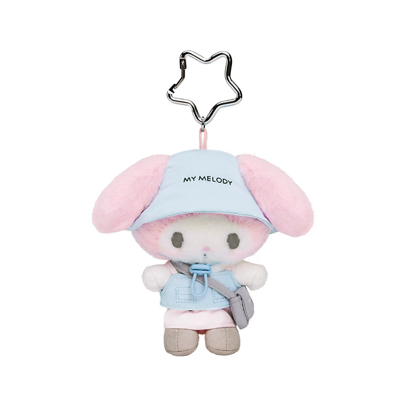 Sanrio Spring Camping Plush Keychain