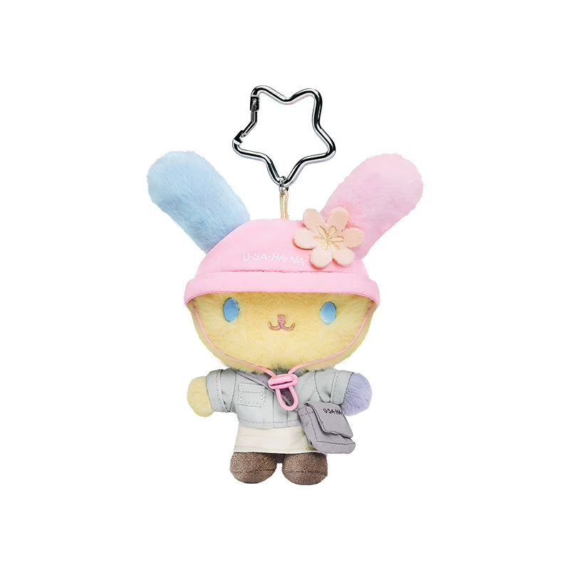 Sanrio Spring Camping Plush Keychain