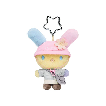 Sanrio Spring Camping Plush Keychain