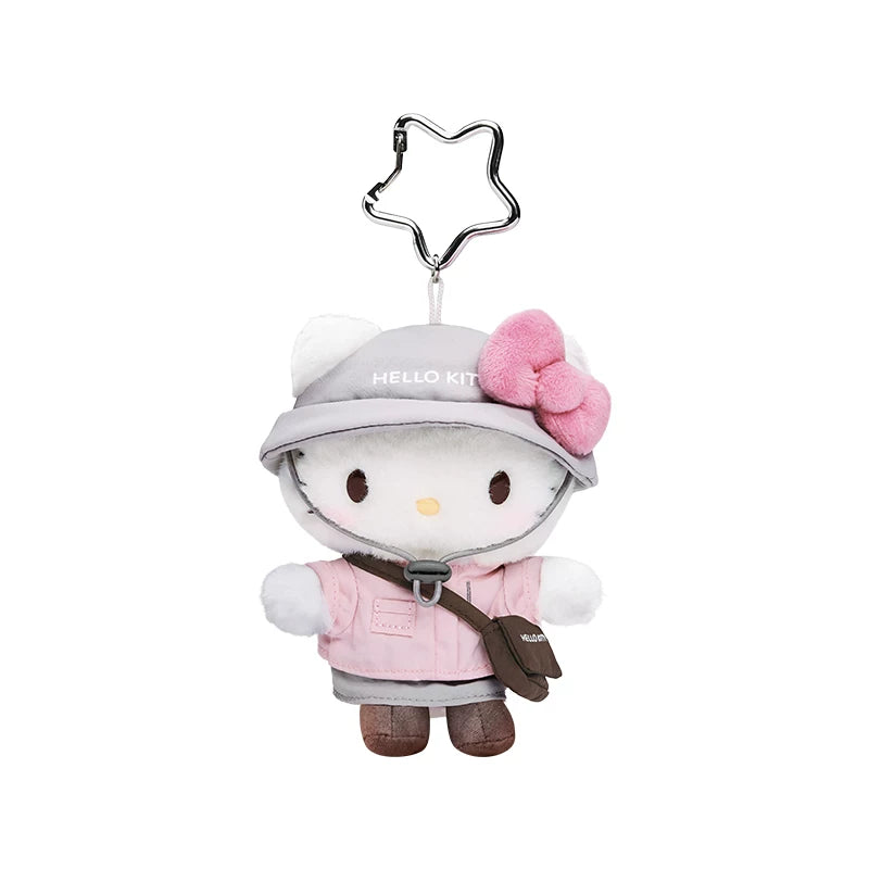 Sanrio Spring Camping Plush Keychain
