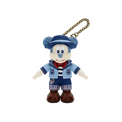 Shanghai Disney Resort｜Mickey and Friends Denim City Walk Plush Keychain