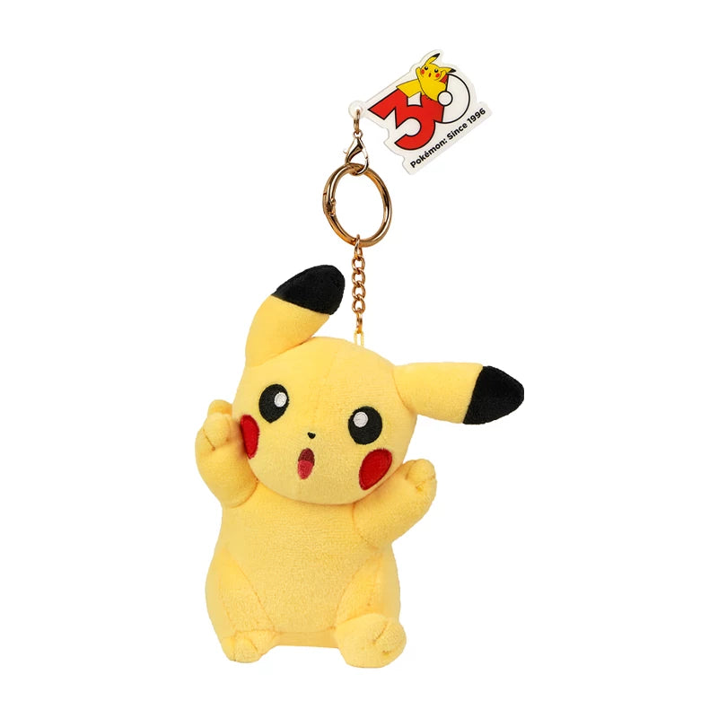 China｜ Pokémon 30th Anniversary Pikachu Plush Keychain