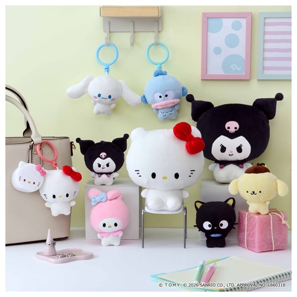 Sanrio Kuromi Puninui Keychain
