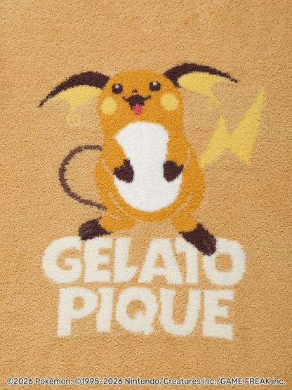 Japan｜ Pokémon x GELATO PIQUE Men's Raichu Baby Moco Jacquard Pullover & Long Pants Set