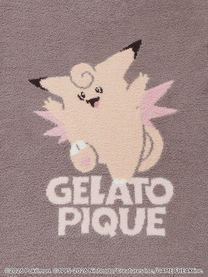 Japan｜ Pokémon x GELATO PIQUE Men's Clefable Baby Moco Jacquard Pullover & Long Pants Set