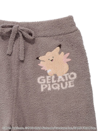 Japan｜ Pokémon x GELATO PIQUE Men's Clefable Baby Moco Jacquard Pullover & Long Pants Set