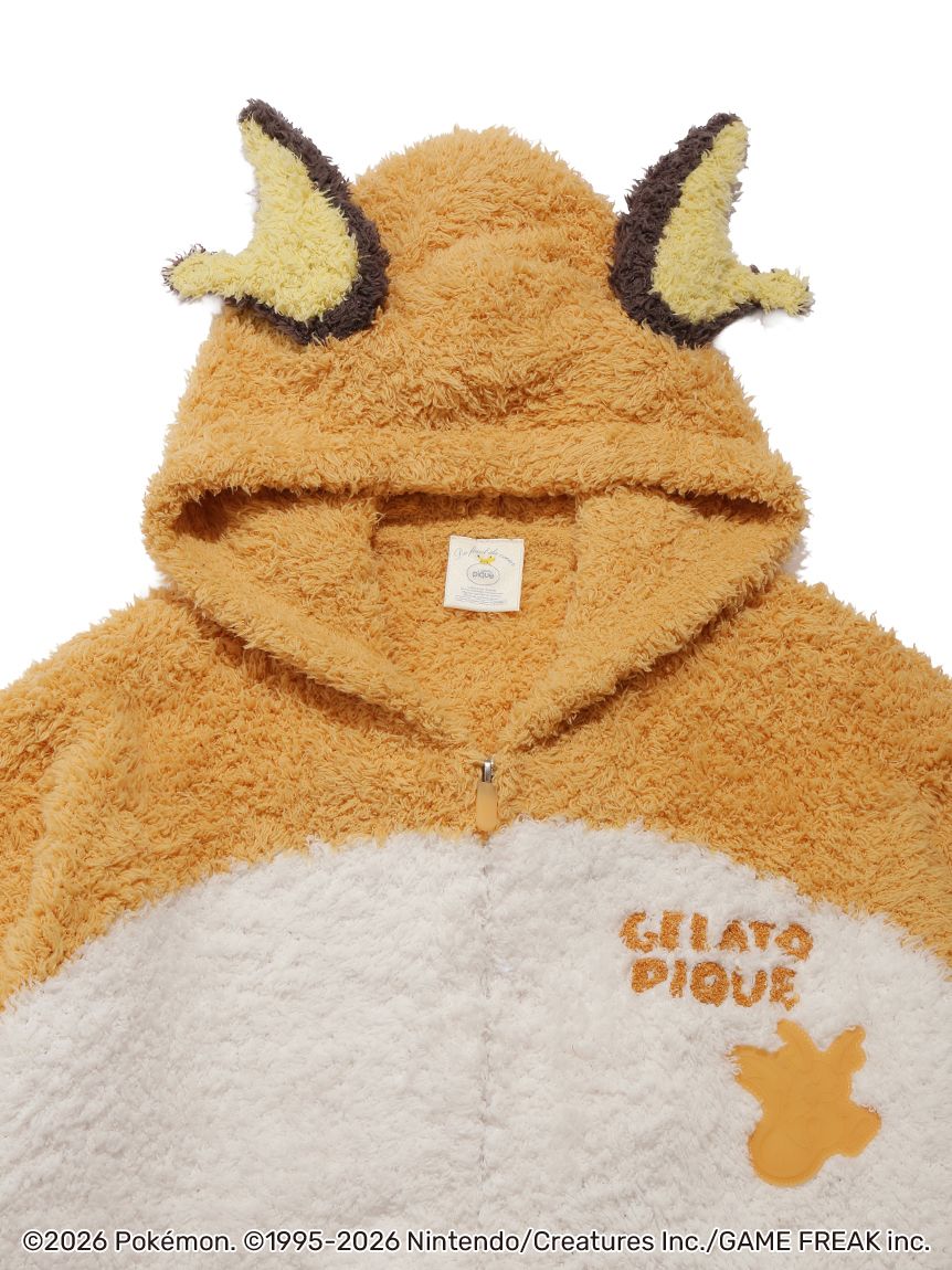 Japan｜ Pokémon x GELATO PIQUE Men's Raichu Gelato Hoodie & Half Pants Set