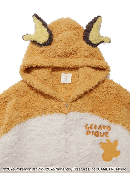 Japan｜ Pokémon x GELATO PIQUE Men's Raichu Gelato Hoodie & Half Pants Set