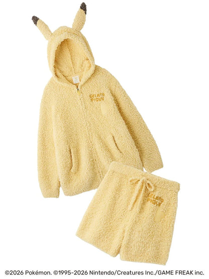 Japan｜ Pokémon Gelato Pikachu Hoodie & Shorts Set