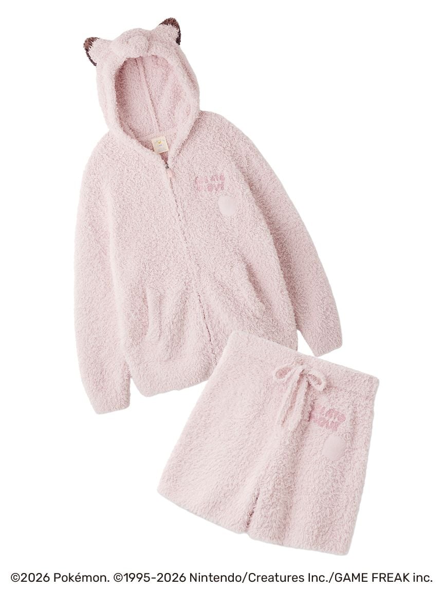 Japan｜ Pokémon Gelato Clefairy Hoodie & Shorts Set