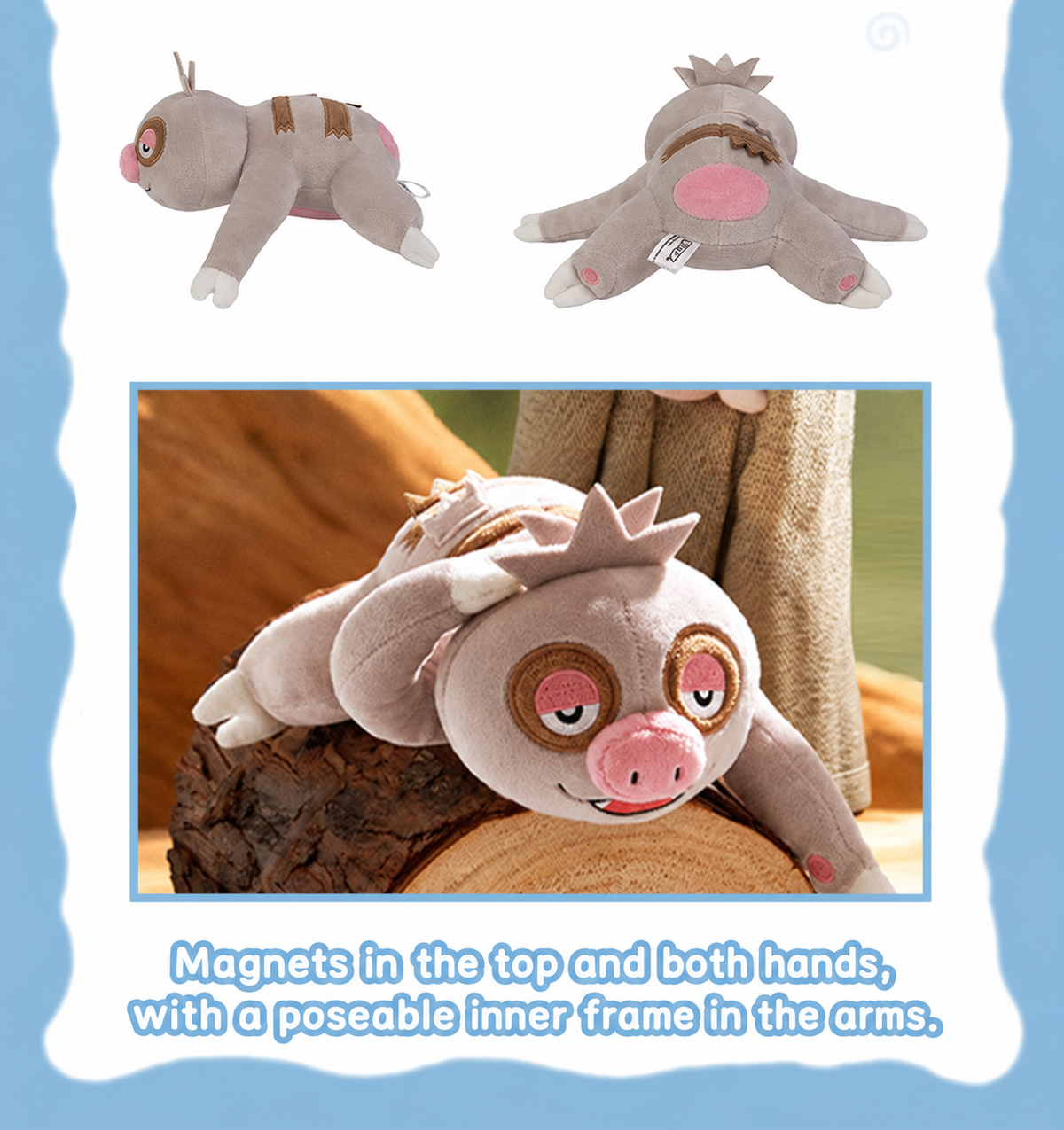 China｜ Pokémon Sleepy Slakoth Plush Toy