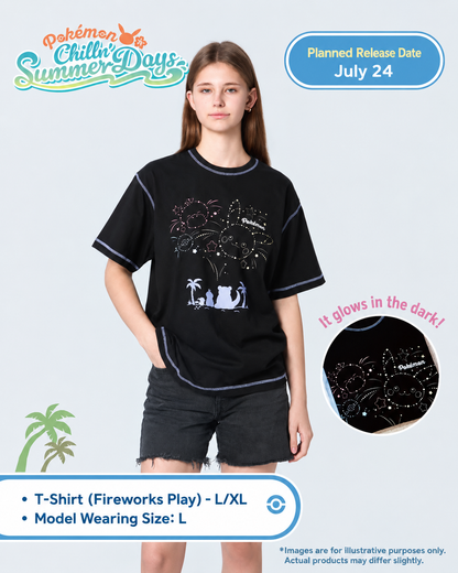 Pokémon Chillin’ Summer Days Glow-in-the-Dark T-Shirt