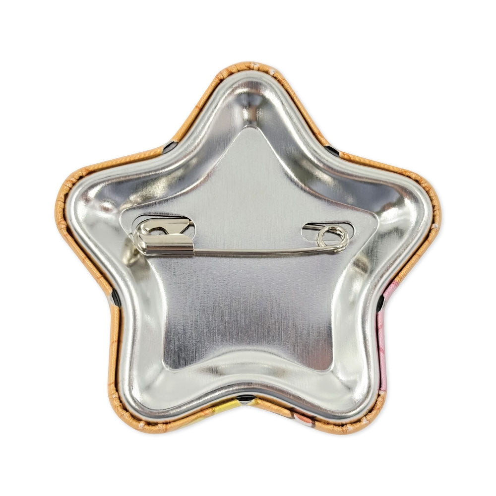 PokéPeace Sports Scorbunny & Espurr Star-Shaped Pin Badge Set - image 3