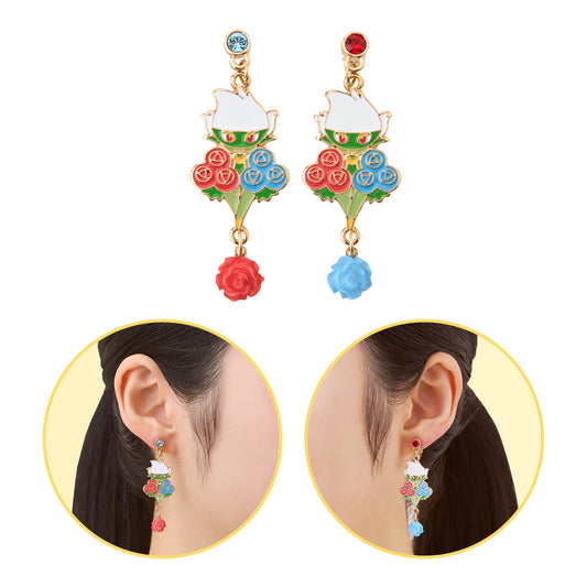 Pokémon Roserade Midarezaki Clip-On Earrings