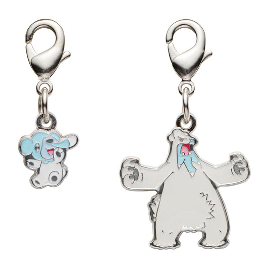 Pokémon Cubchoo & Beartic National Pokédex Metal Charm