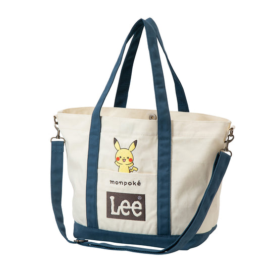 Pokémon monpoké x Lee Cotton Tote Bag Navy
