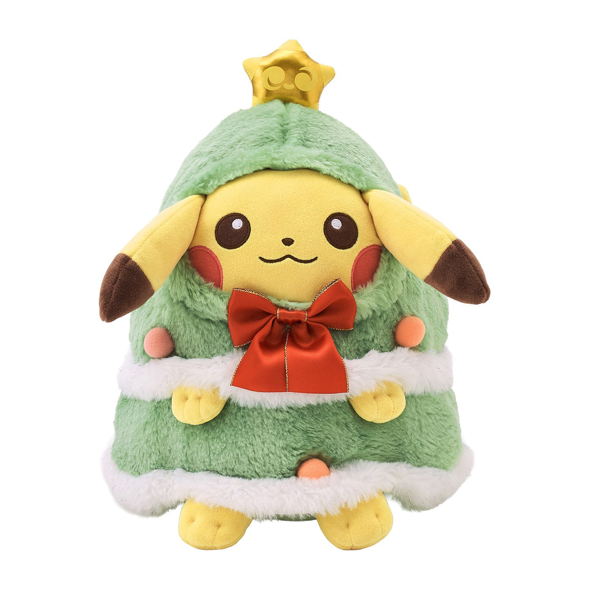 Japan｜ Pokémon Christmas Junbi Chu! Mochi Soft Christmas Tree Pikachu Plush