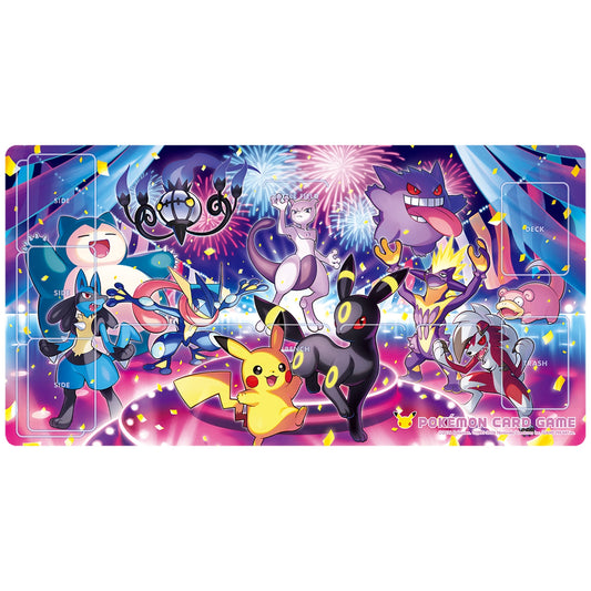 Pokémon Card Game Rubber Playmat Celebrating Together Night