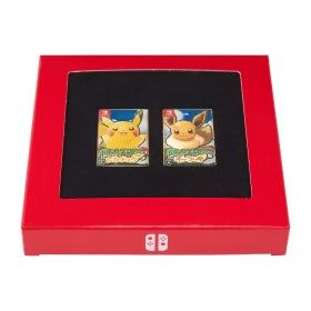 Pokémon Let’s Go Pikachu Eevee Package Pins
