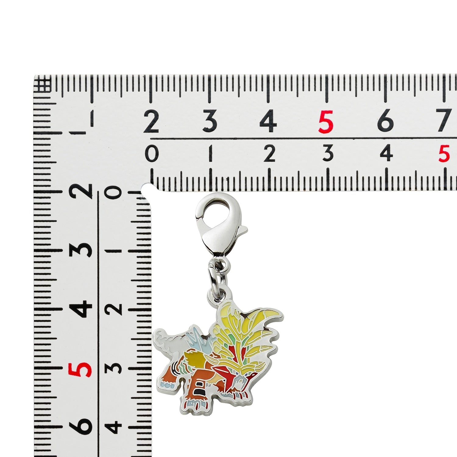 Pokémon Gouging Fire National Pokédex Metal Charm