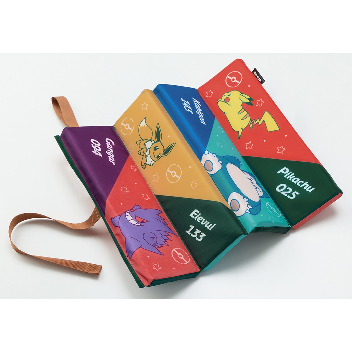 Japan｜ Pokémon Pikachu, Snorlax, Eevee & Gengar Portable Cushion