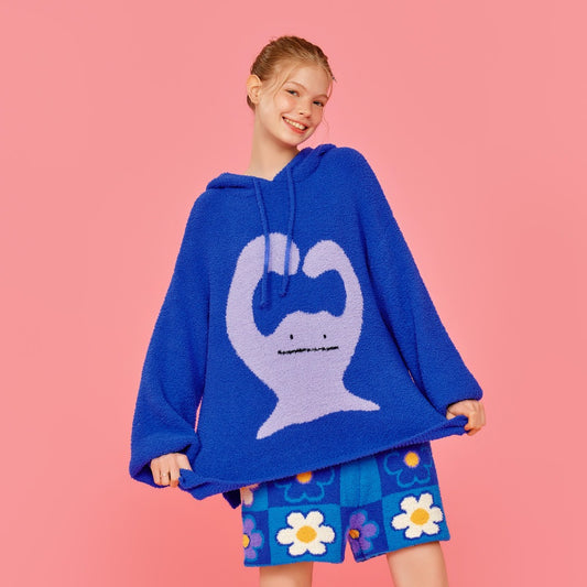 Korea Exclusive｜Pokémon x Wiggle Wiggle Ditto Special Edition Hooded Pajama Set
