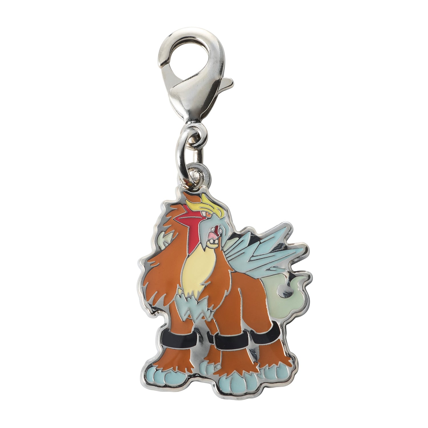 Pokémon Entei National Pokédex Metal Charm