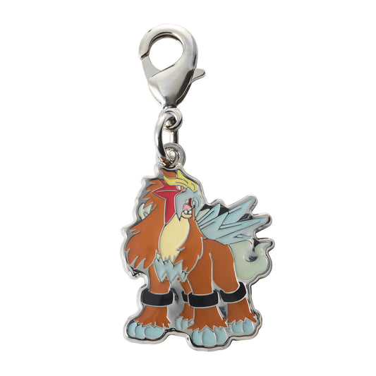 Pokémon Entei National Pokédex Metal Charm