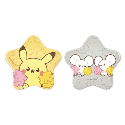 PokéPeace Sports Pikachu & Tandemaus Star-Shaped Pin Badge Set