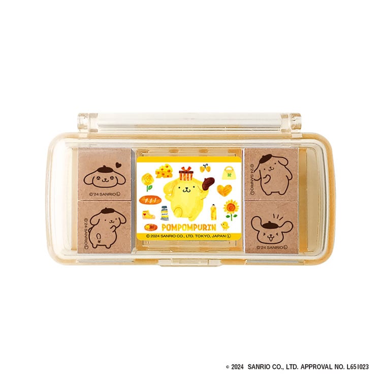 Sanrio Mini Stamp Set - Pompompurin