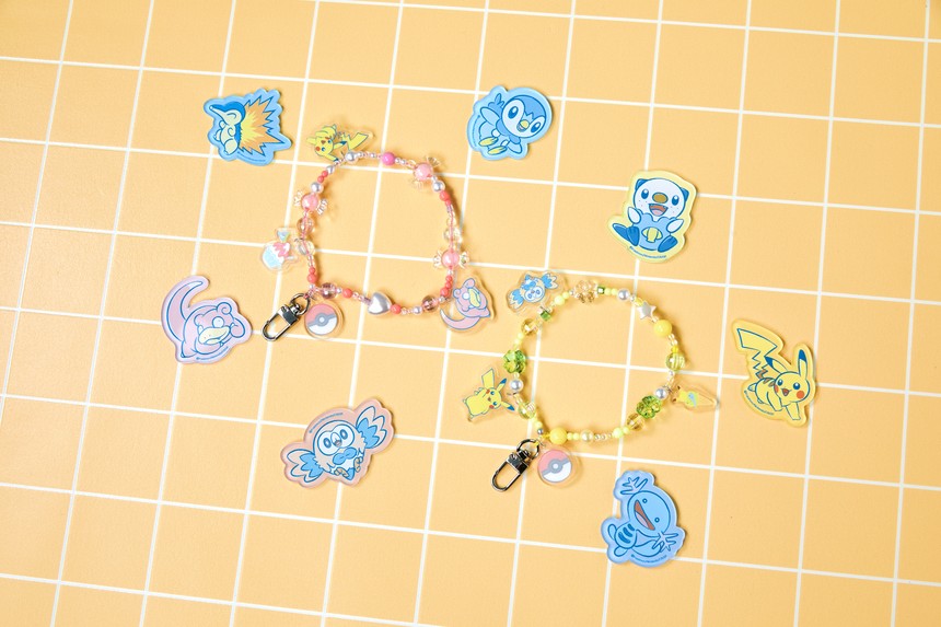 Korea Exclusive｜Pokémon Summer Has Come Bead Strap Keychain