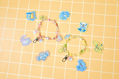 Korea Exclusive｜Pokémon Summer Has Come Bead Strap Keychain