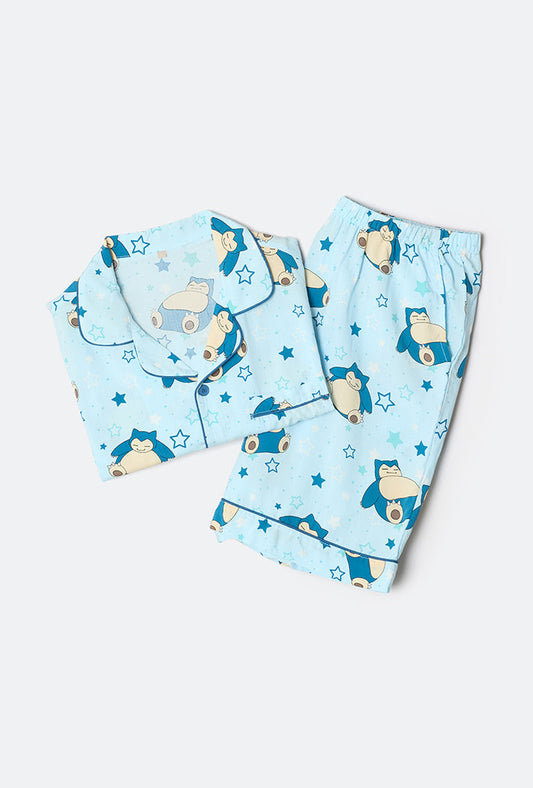 Pokémon Short Sleeve Pajama Set - Blue