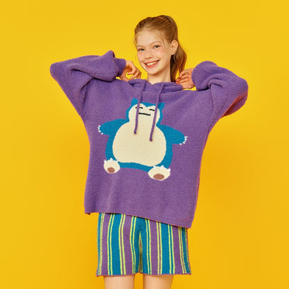 Korea Exclusive｜Pokémon x Wiggle Wiggle Snorlax Special Edition Hooded Pajama Set