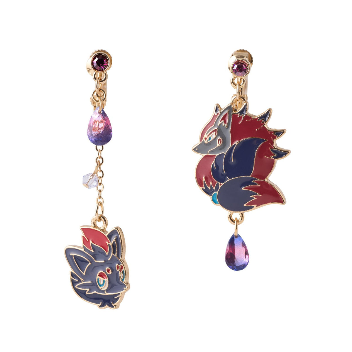 Pokémon Accessory Earrings 116 Zorua & Zoroark