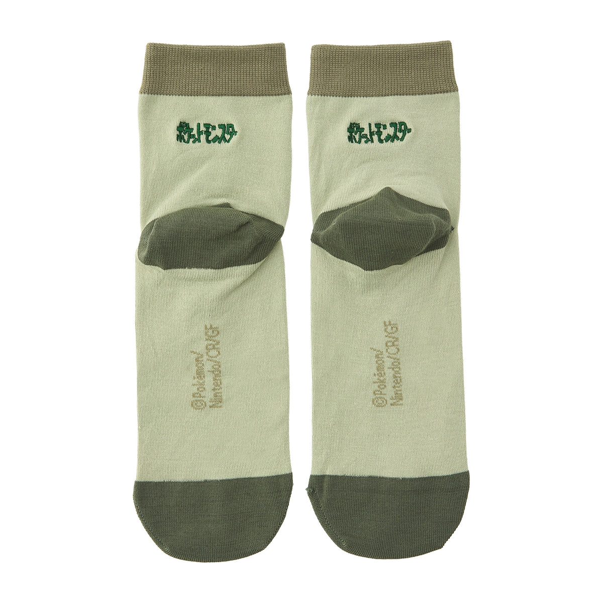 Pokémon Game Dot Bulbasaur Mid-Crew Socks