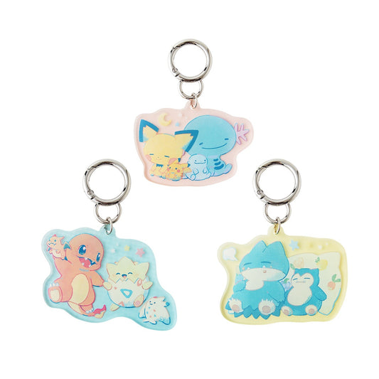 [預購優惠至6/1]日本限定｜Little Daydream Acrylic Keychain Munchlax and Snorlax Plush Toys