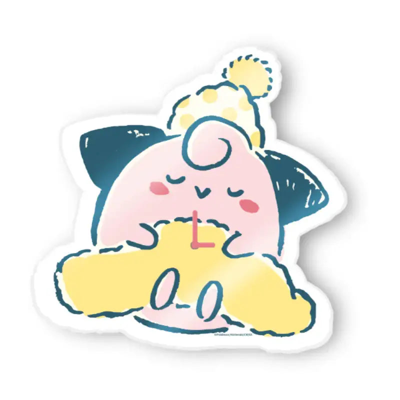 Pokémon in a Dream Clefairy Acrylic Wall Clock