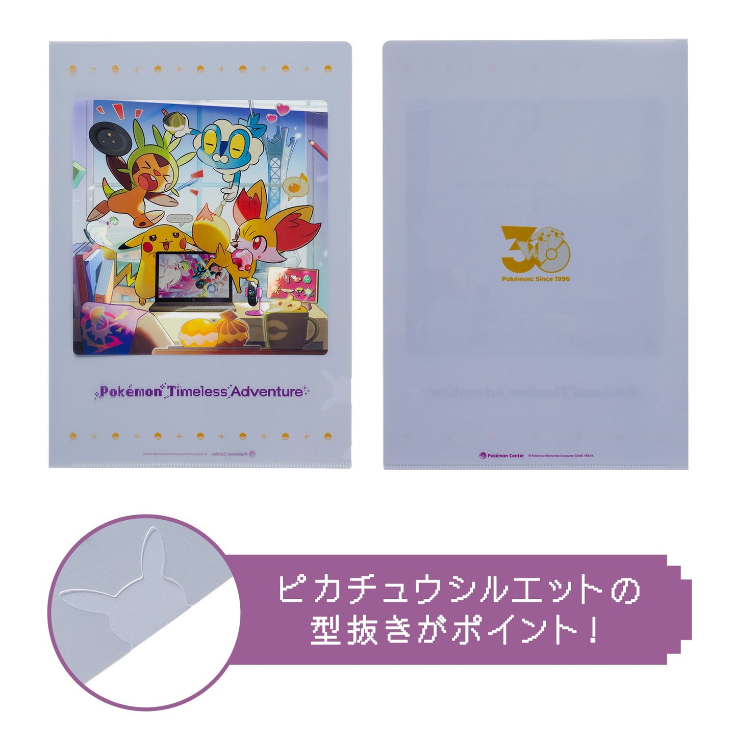 Pokémon Timeless Adventure Kalos A4 Clear File