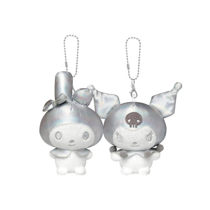 Sanrio My Melody & Kuromi Silver Nikonui Keyholder