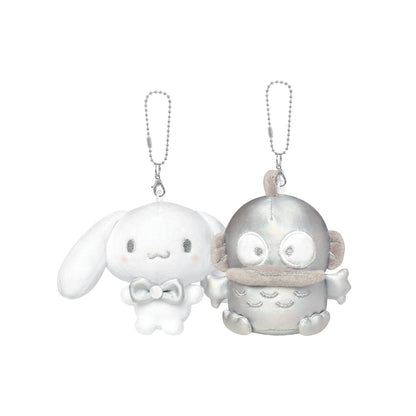 Sanrio Cinnamoroll & Hangyodon Silver Nikonui Keyholder