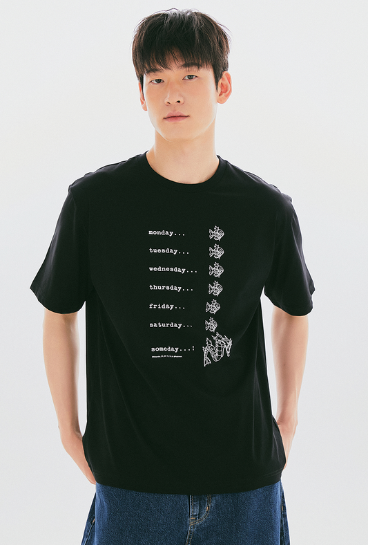 Korea｜ Pokémon x Spao Short Sleeve T-Shirt - Black
