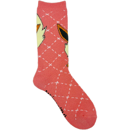 Pokémon Flareon Plaid Fleece-Lined Room Socks additional product view
