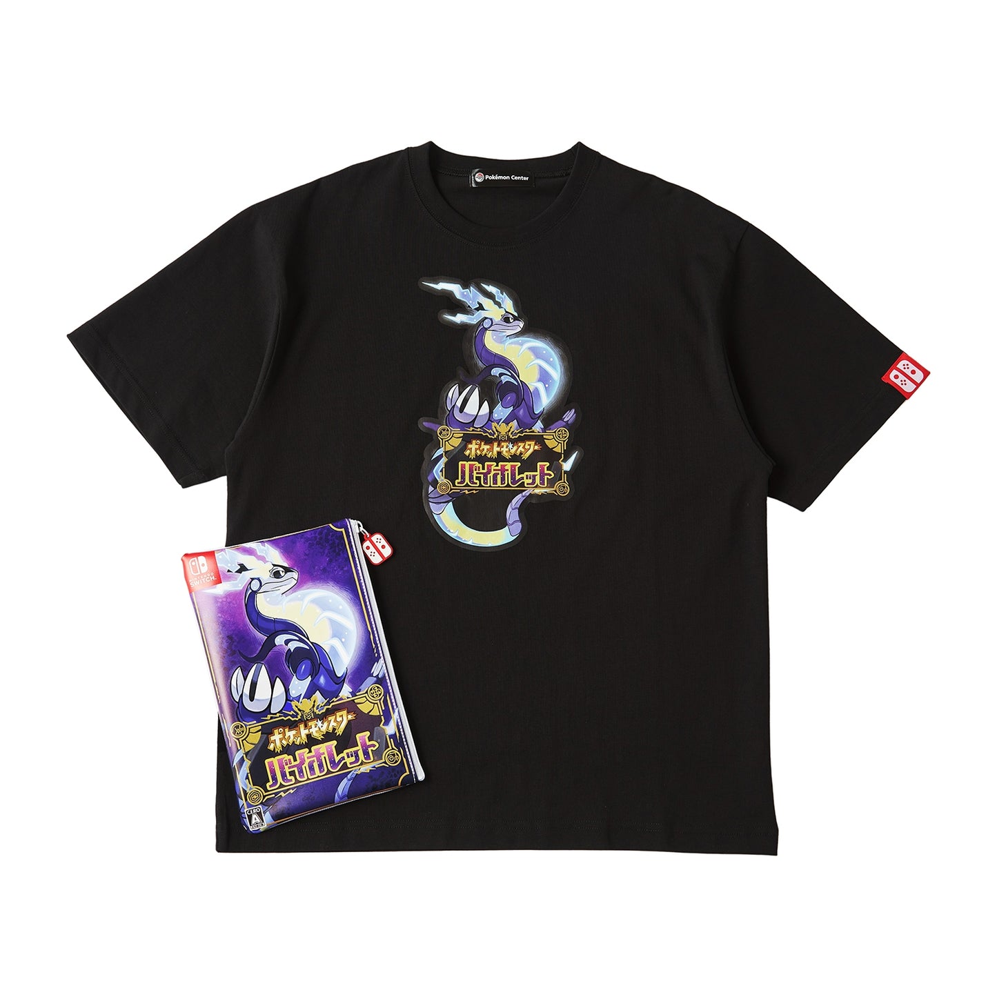 Pokémon Violet Package T-Shirt in Pouch Unisex M
