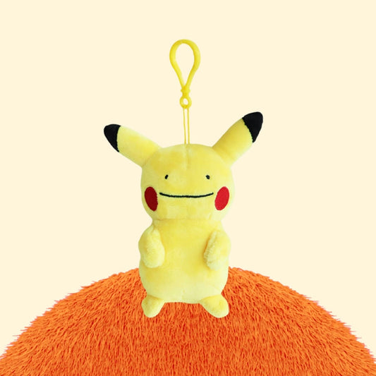 Korea｜ Pokemon Ditto Disguised as Pikachu Standing Keychain