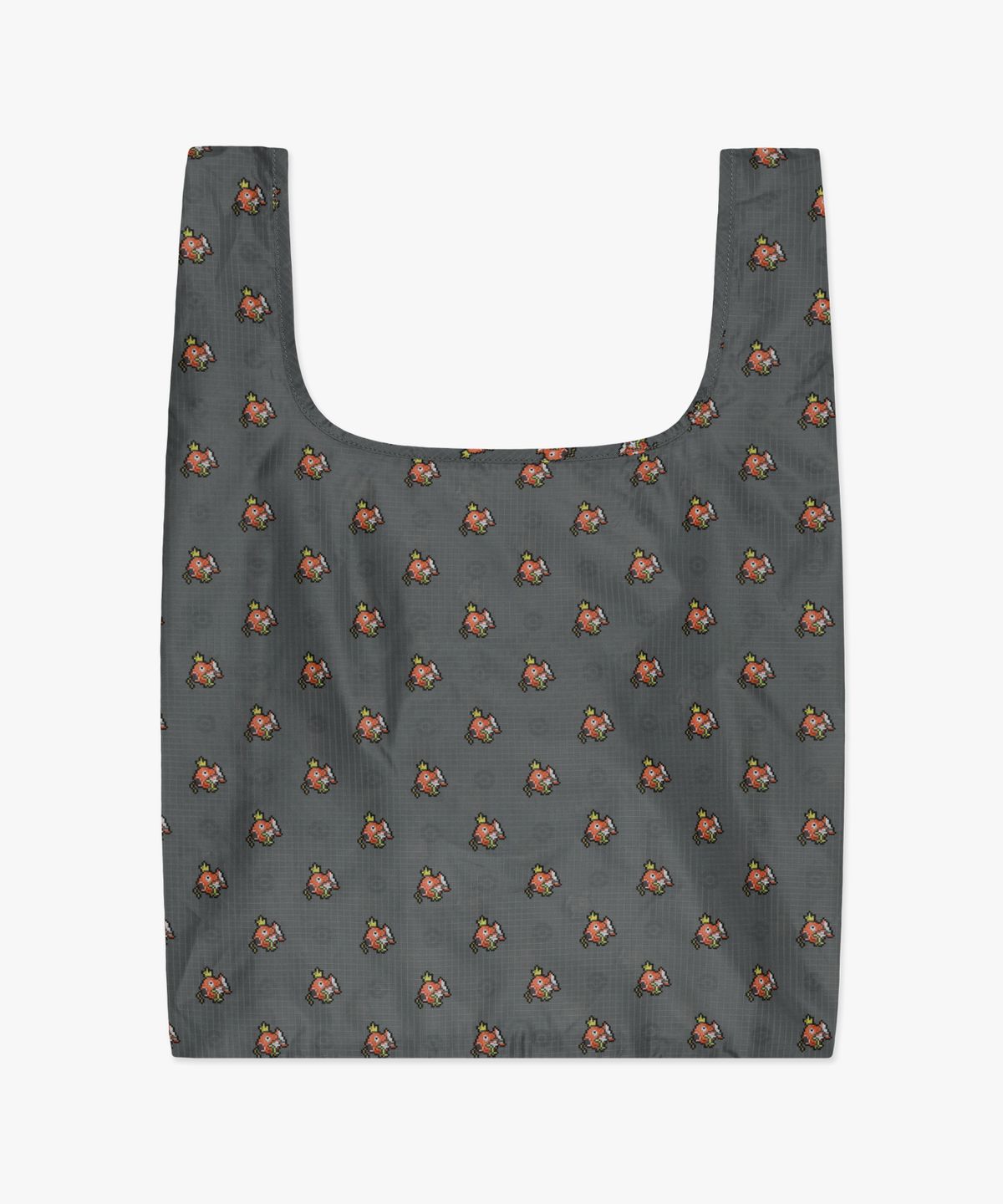 Korea Exclusive｜Pokémon Pixel Art Monster-Ball Packable Bag Charcoal