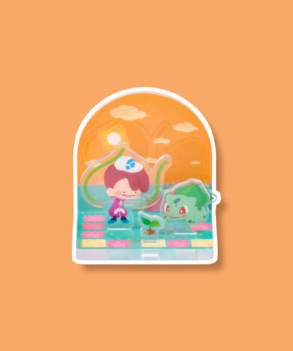 Pokémon Pokopia Acrylic Diorama - Bulbasaur
