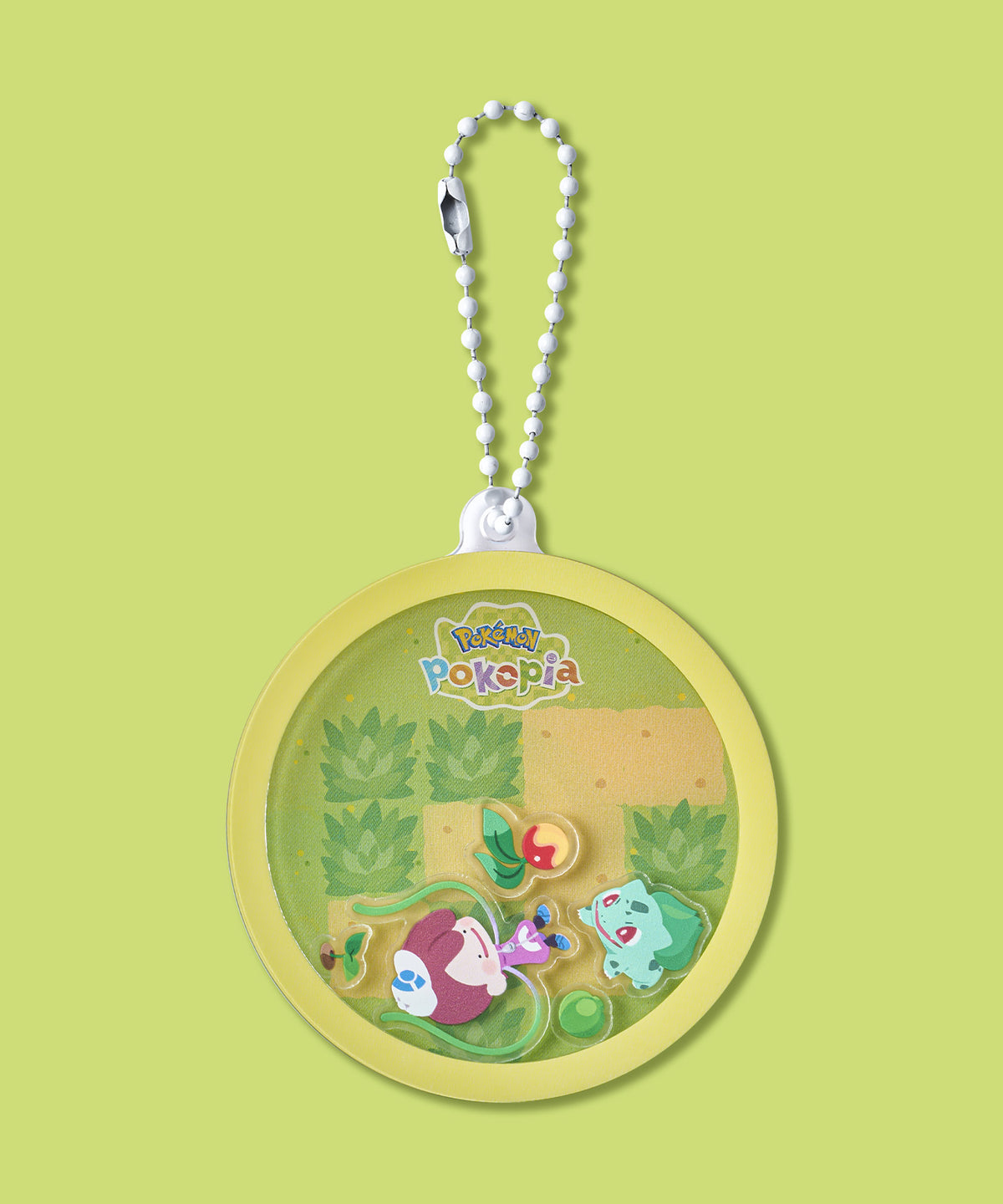 Pokémon Pokopia Acrylic Shaker Keyring - Bulbasaur & Ditto